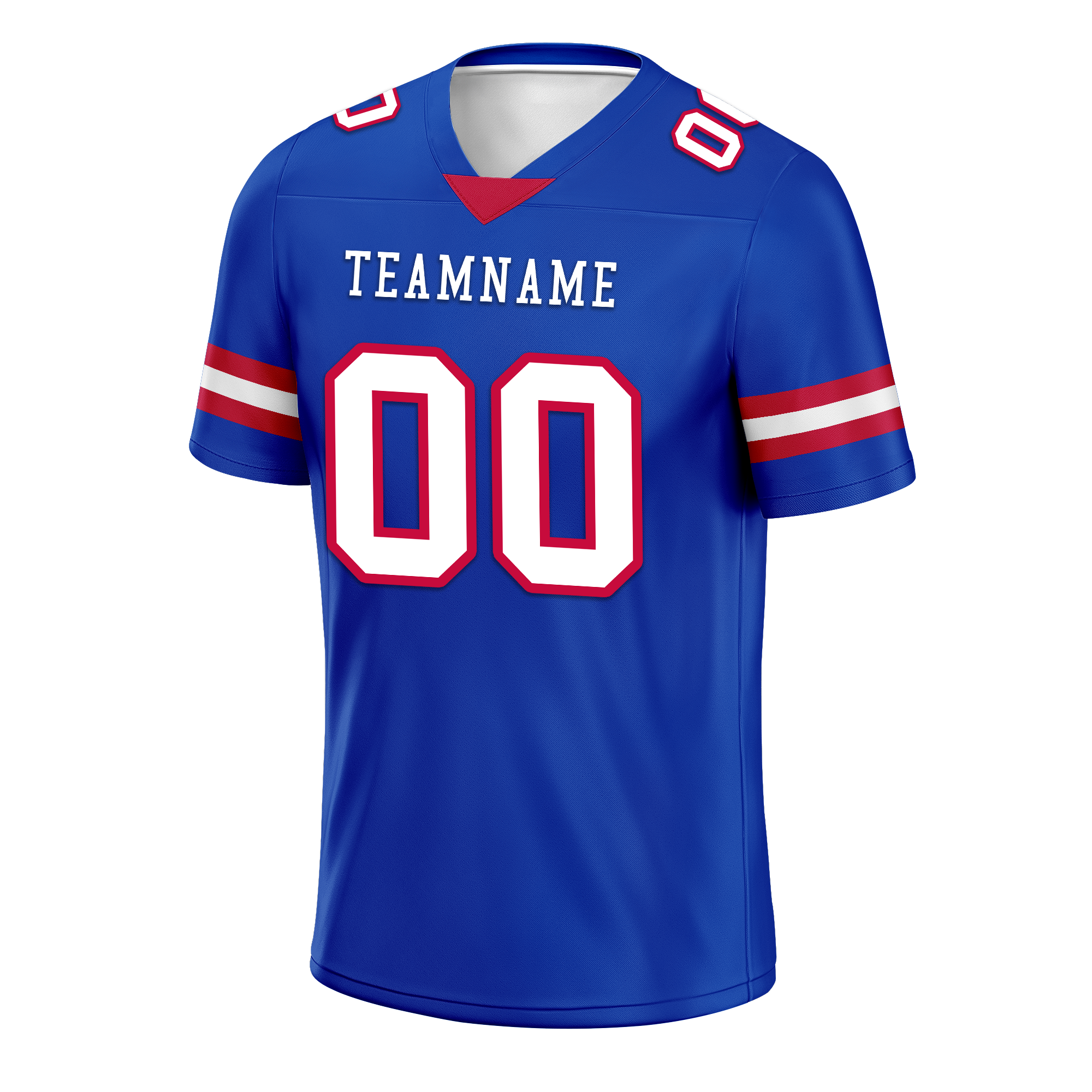Custom Blue Classic Style Personalized Authentic Football Jersey FBJ02-bd0a70ca