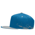 Custom Blue Gray Detroit Football Jersey and Hat Combo Offer Personalized Combo ZH-D020326-11