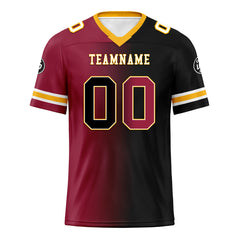 Custom Red Black Arizona Personalized Authentic Football Jersey FBJ02-D028017-1