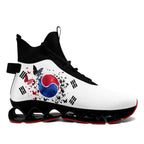 Custom South Korea 2026 World Cup Sneakers DIY Country Flag Running Shoes Lightweight Sport Shoes Gift for Football Fans Personalized Team Name and Logo FN029XD-F009084-4