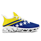 Custom Curaçao 2026 World Cup Sneakers DIY Country Flag Running Shoes Lightweight Sport Shoes Gift for Football Fans Personalized Team Name and Logo FN003XD-F009091-5