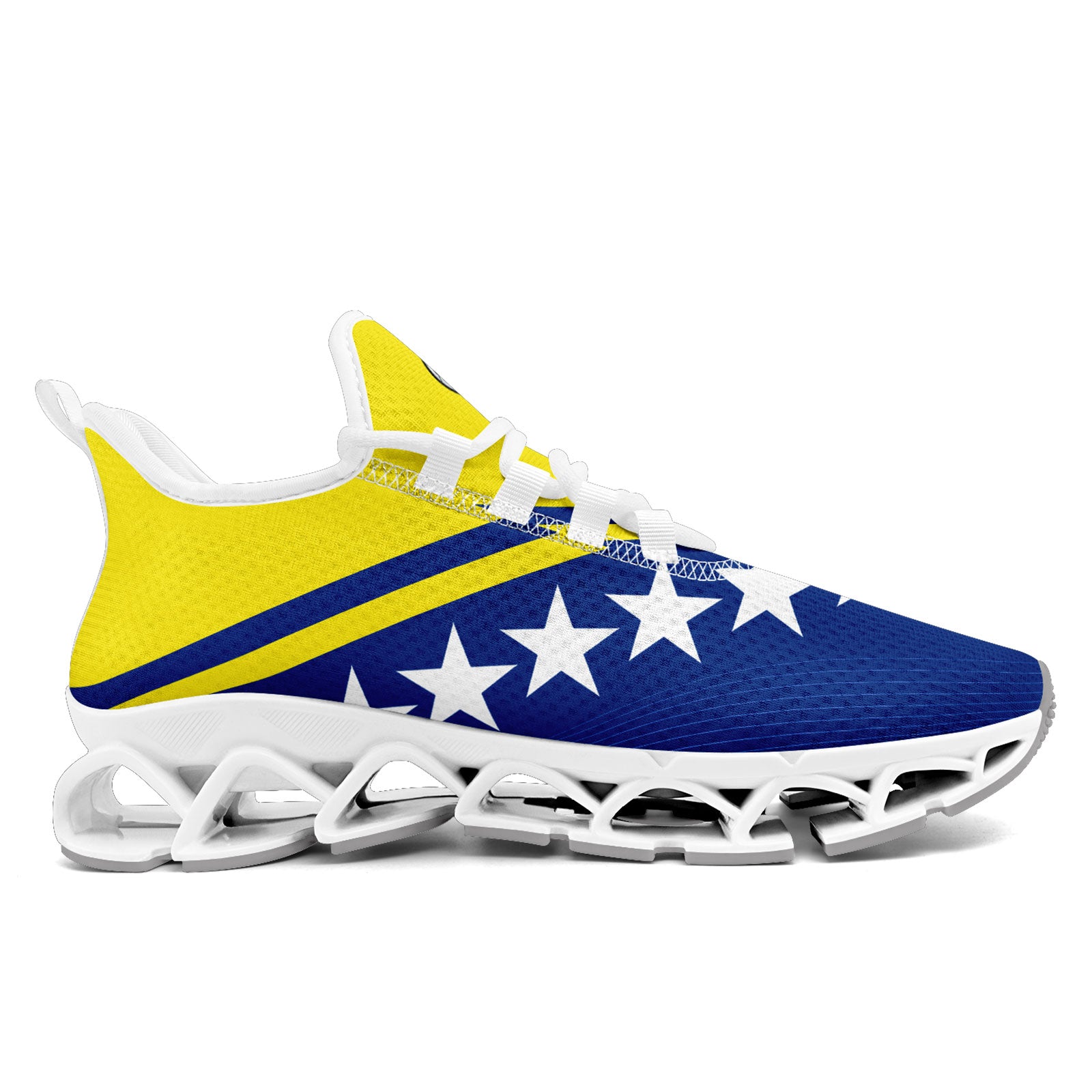 Custom Curaçao 2026 World Cup Sneakers DIY Country Flag Running Shoes Lightweight Sport Shoes Gift for Football Fans Personalized Team Name and Logo FN003XD-F009091-5