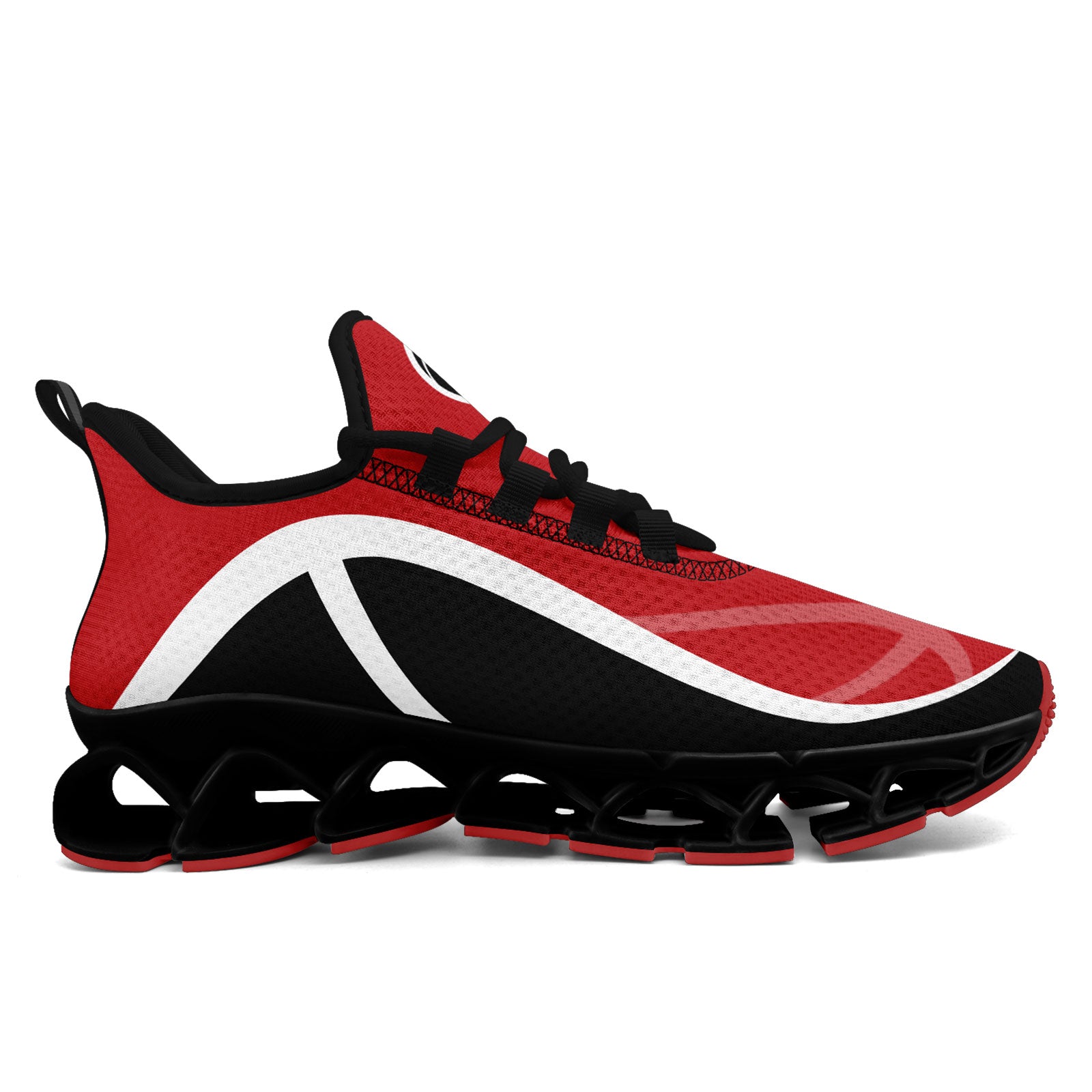 Custom Red Black Maxsoul Shoes Personalized Sneaker FN003XD-D020391-2