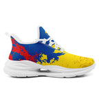 Custom Ecuador 2026 World Cup Sneakers DIY Country Flag Running Shoes Lightweight Sport Shoes Gift for Football Fans Personalized Team Name and Logo FN079-F009088-1