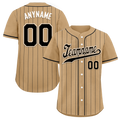 Custom Yellow Stripe Fashion Personalized Authentic Baseball Jersey BSBJ01-D017256