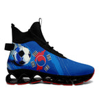 Custom South Korea 2026 World Cup Sneakers DIY Country Flag Running Shoes Lightweight Sport Shoes Gift for Football Fans Personalized Team Name and Logo FN029XD-F009084-5