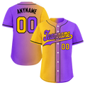 Custom Yellow Pink Gradient Fashion Personalized Authentic Baseball Jersey BSBJ01-D0a7a0a