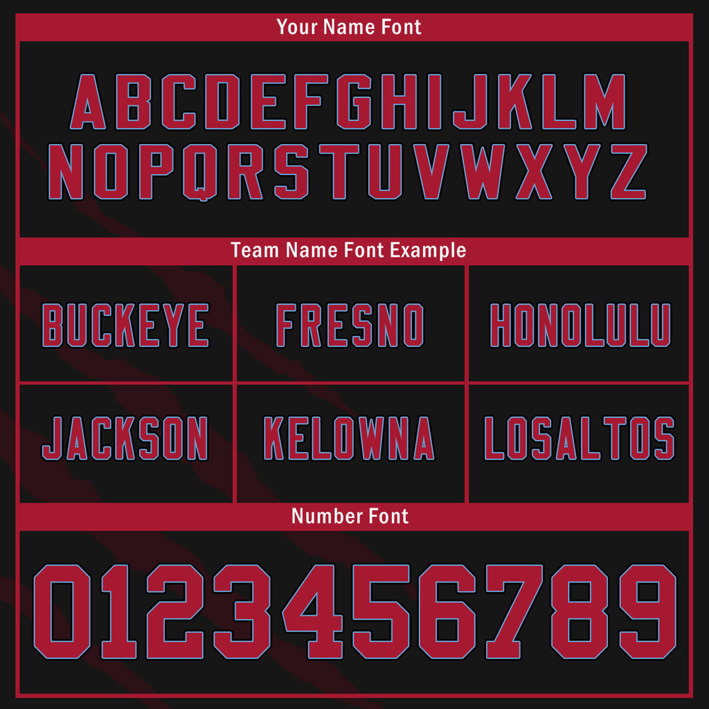 Custom Red Black Georgia High-Performance American Football Jersey FBJ06-D023001-3