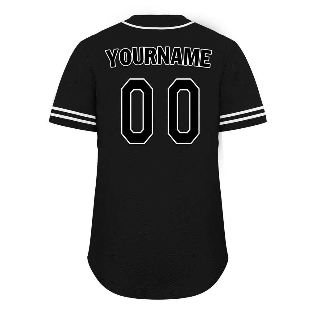 Custom Black Classic Style Black Personalized Authentic Baseball Jersey UN002-bd0b00d8-c0