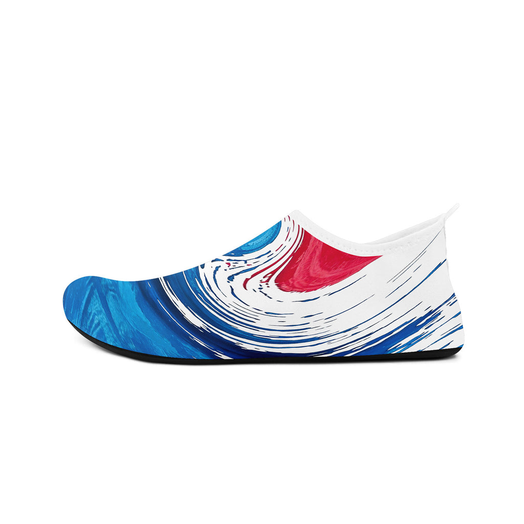 Custom South Korea 2026 World Cup Sneakers DIY Country Flag Running Shoes Lightweight Sport Shoes Gift for Football Fans Personalized Team Name and Logo FN086-F009141-1