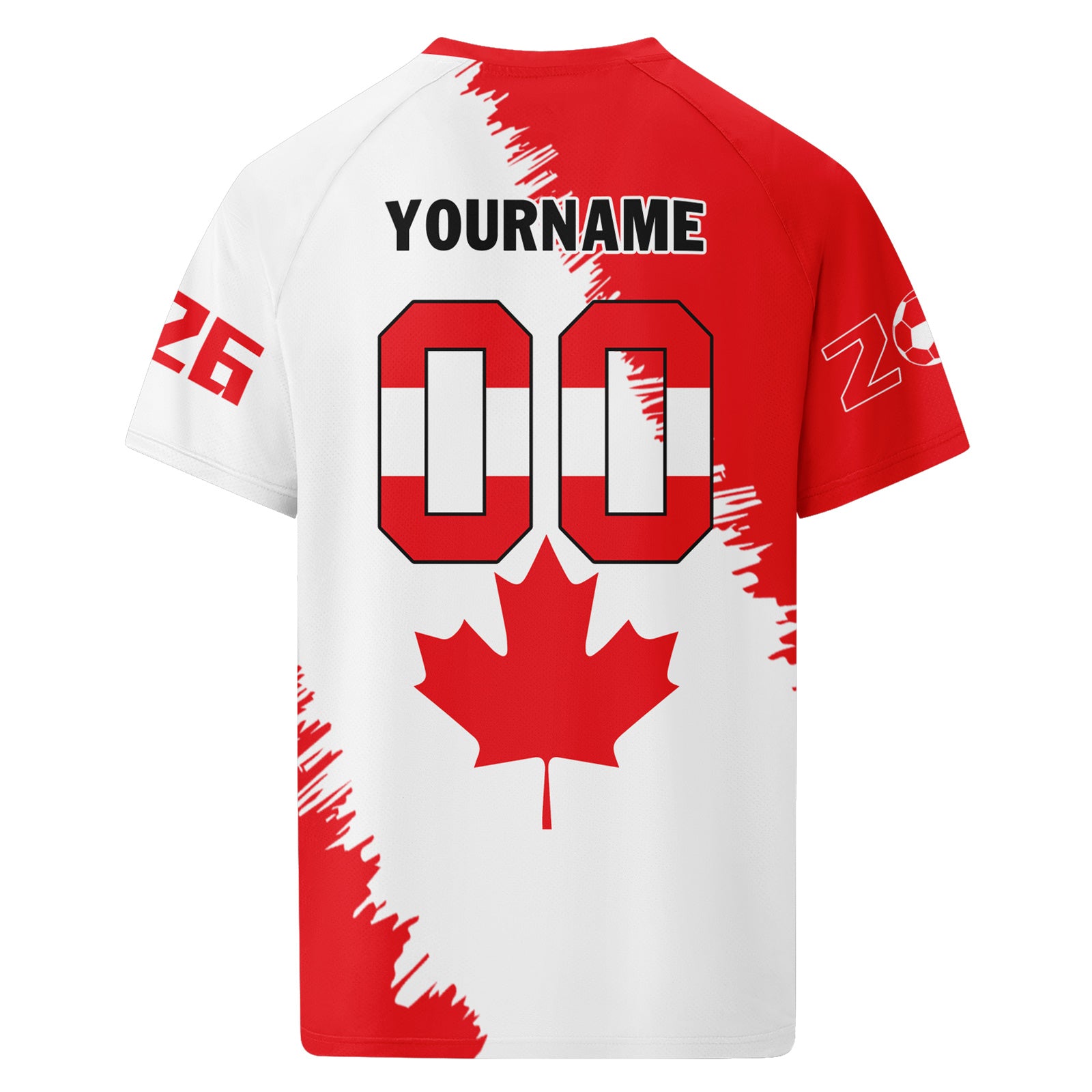 Custom Canada 2026 World Cup Football Shirt Customized Soccer Jersey for Fans Add Your Name & Number FZ190-F023094-1