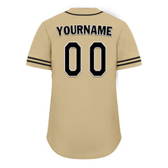 Custom Gold Classic Style Black Personalized Authentic Baseball Jersey UN002-bd0b00d8-a8