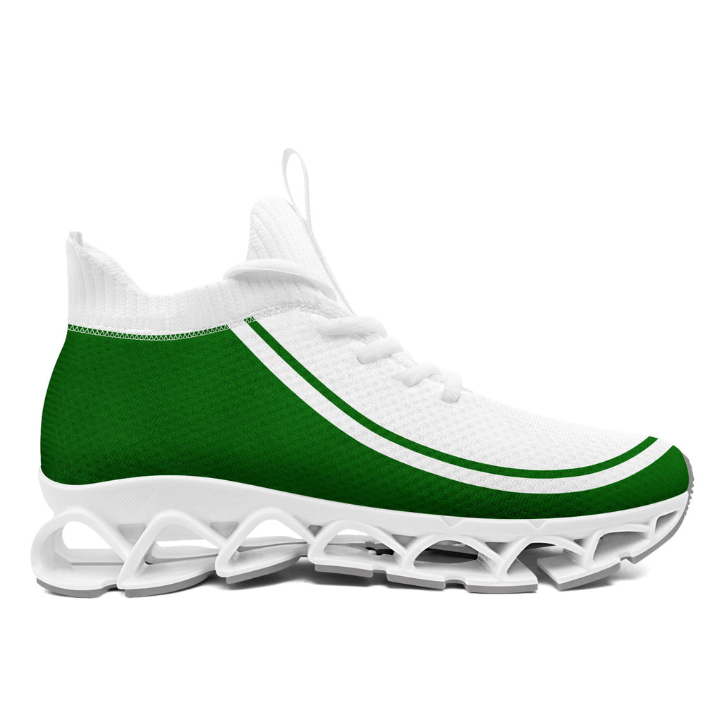 Custom Green White Maxsoul Shoes Personalized Sneaker FN030XD-D020388-20