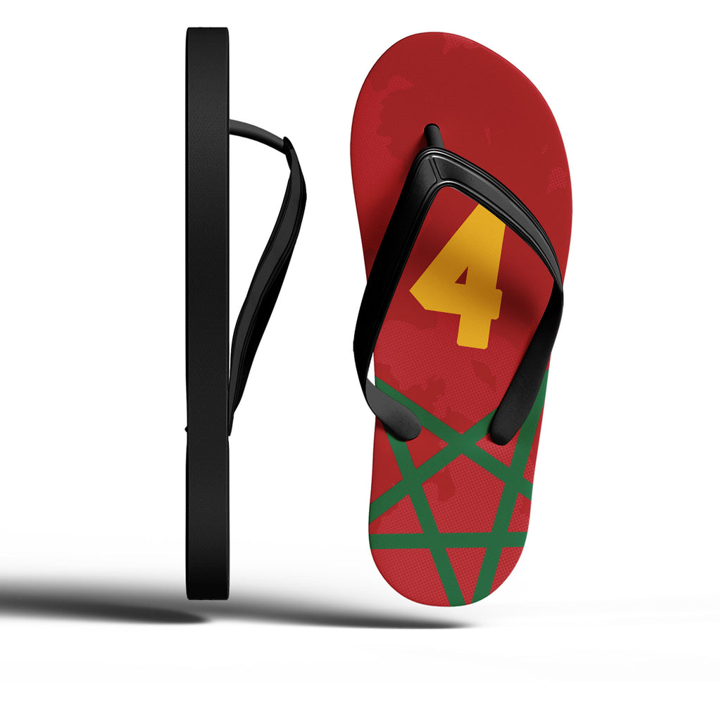 Custom Morocco 2026 World Cup Sneakers DIY Country Flag Running Shoes Lightweight Sport Shoes Gift for Football Fans Personalized Team Name and Logo FN058-F009124-3