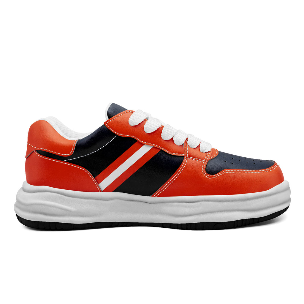 Custom Blue Orange Chicago Shoes Personalized Sneaker FN032-D020389-7
