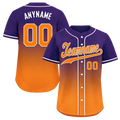 Custom Purple Orange Fade Fashion Personalized Authentic Baseball Jersey BSBJ01-D0a70de