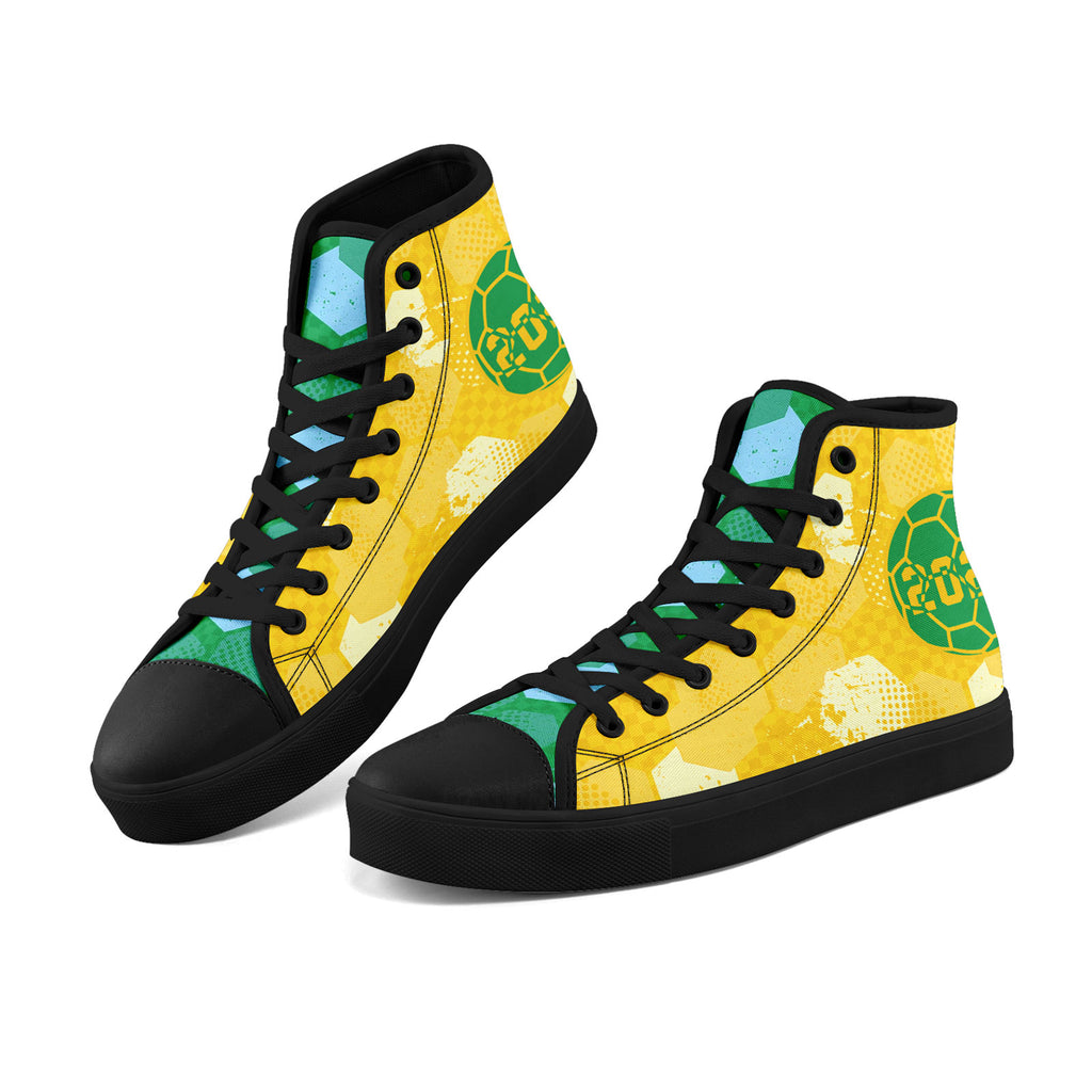 Custom 2026 World Cup Brazil Sneakers DIY Country Flag Running Shoes Lightweight Sport Shoes Gift for Football Fans Personalized Team Name and Logo FN024-F027092-3
