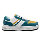 Custom Green Yellow Jacksonville Shoes Personalized Sneaker FN032-D020389-16