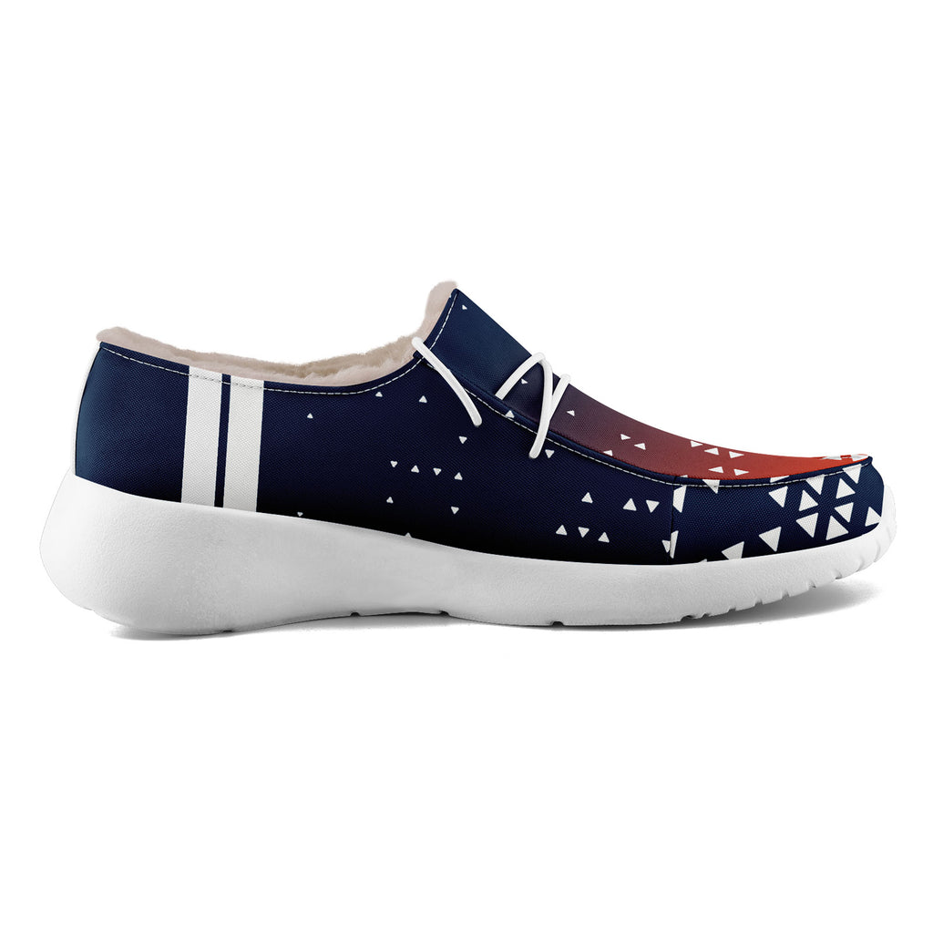 Custom Blue White Denver Shoes Personalized Sneaker FN042-D020279-10