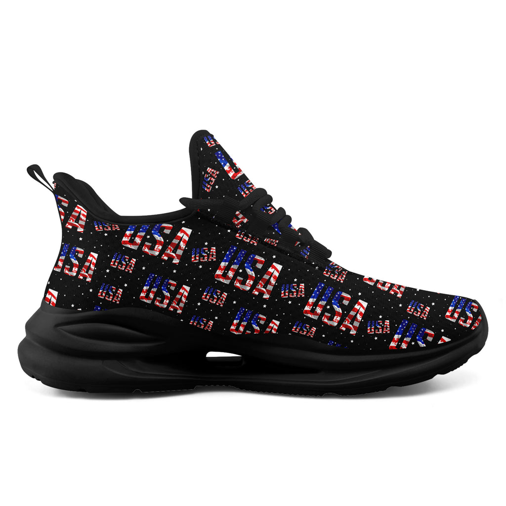 Custom United States 2026 World Cup Sneakers DIY Country Flag Running Shoes Lightweight Sport Shoes Gift for Football Fans Personalized Team Name and Logo FN079-F018033-5
