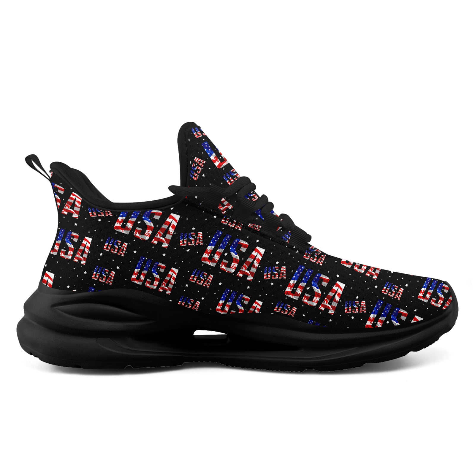 Custom United States 2026 World Cup Sneakers DIY Country Flag Running Shoes Lightweight Sport Shoes Gift for Football Fans Personalized Team Name and Logo FN079-F018033-5