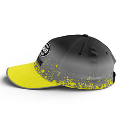 Custom Gray Yellow Hat Sport Design Cap Stitched Adjustable Personalized YW061-D020231-9