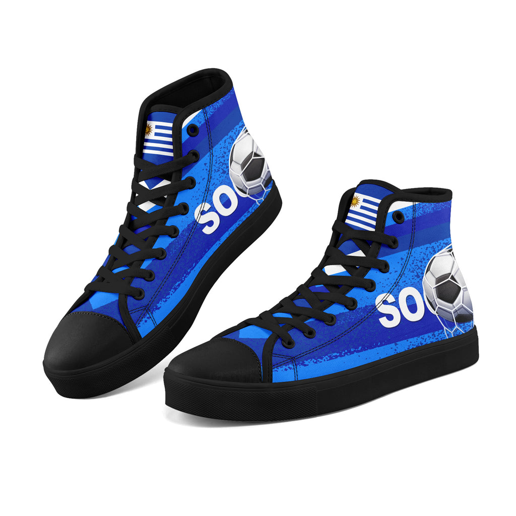 Custom Uruguay 2026 World Cup Sneakers DIY Country Flag Running Shoes Lightweight Sport Shoes Gift for Football Fans Personalized Team Name and Logo FN024-F009089-5