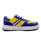 Custom Blue Yellow Los Angeles Shoes Personalized Sneaker FN032-D020389-15