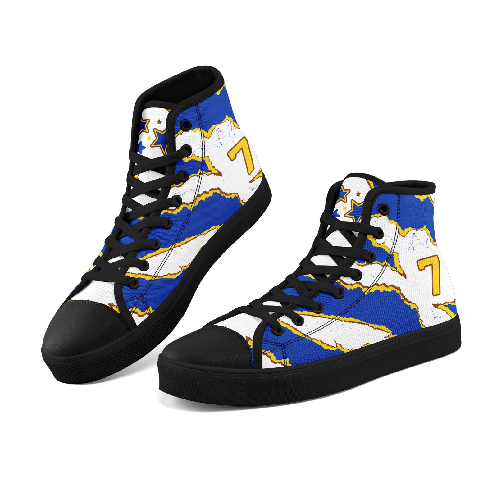 Custom Uruguay 2026 World Cup Sneakers DIY Country Flag Running Shoes Lightweight Sport Shoes Gift for Football Fans Personalized Team Name and Logo FN024-F009125-6