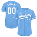 Custom Blue Classic Style White Personalized Authentic Baseball Jersey BSBJ01-bd0fab0