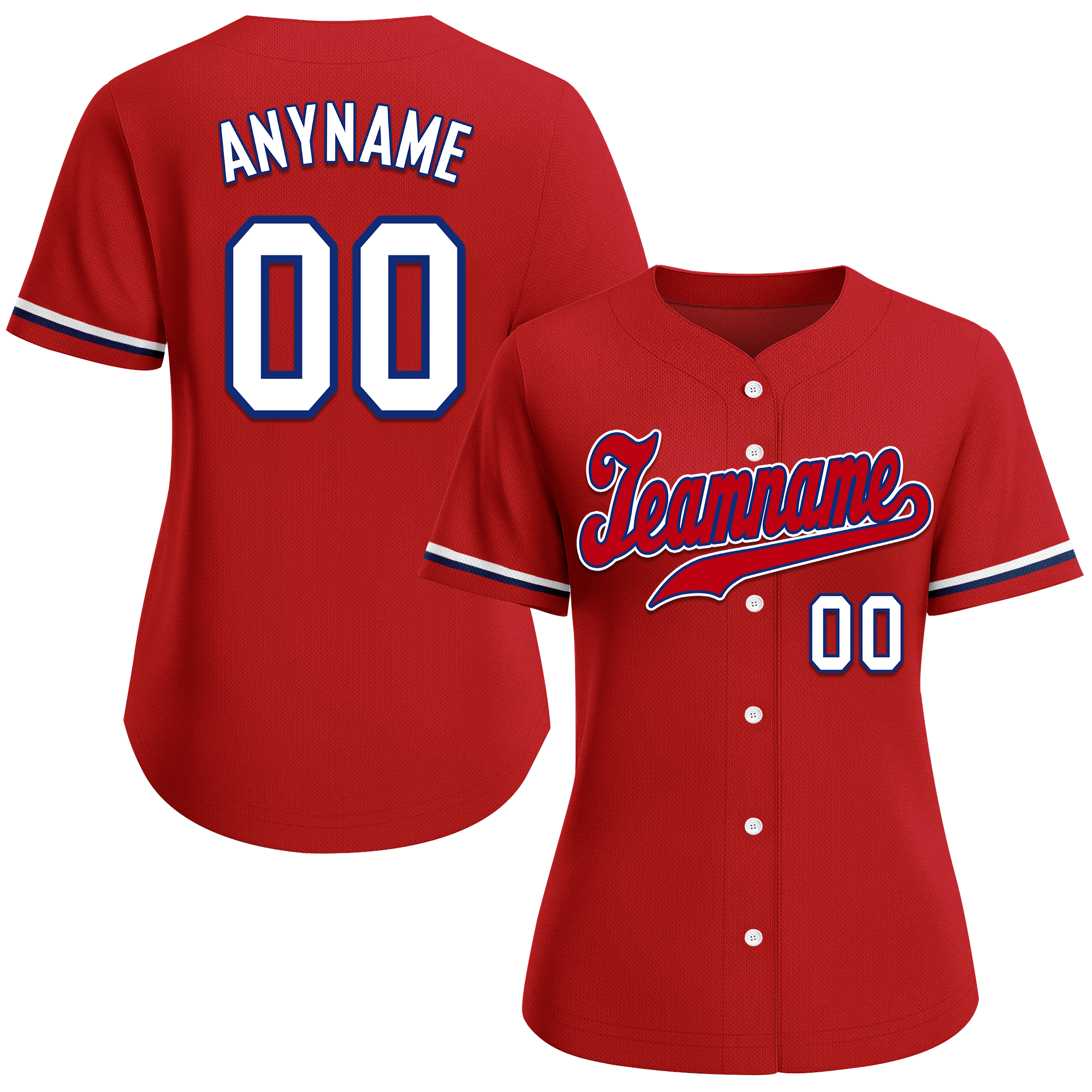 Custom Red Classic Style Red Personalized Authentic Baseball Jersey BSBJ01-bd0facd