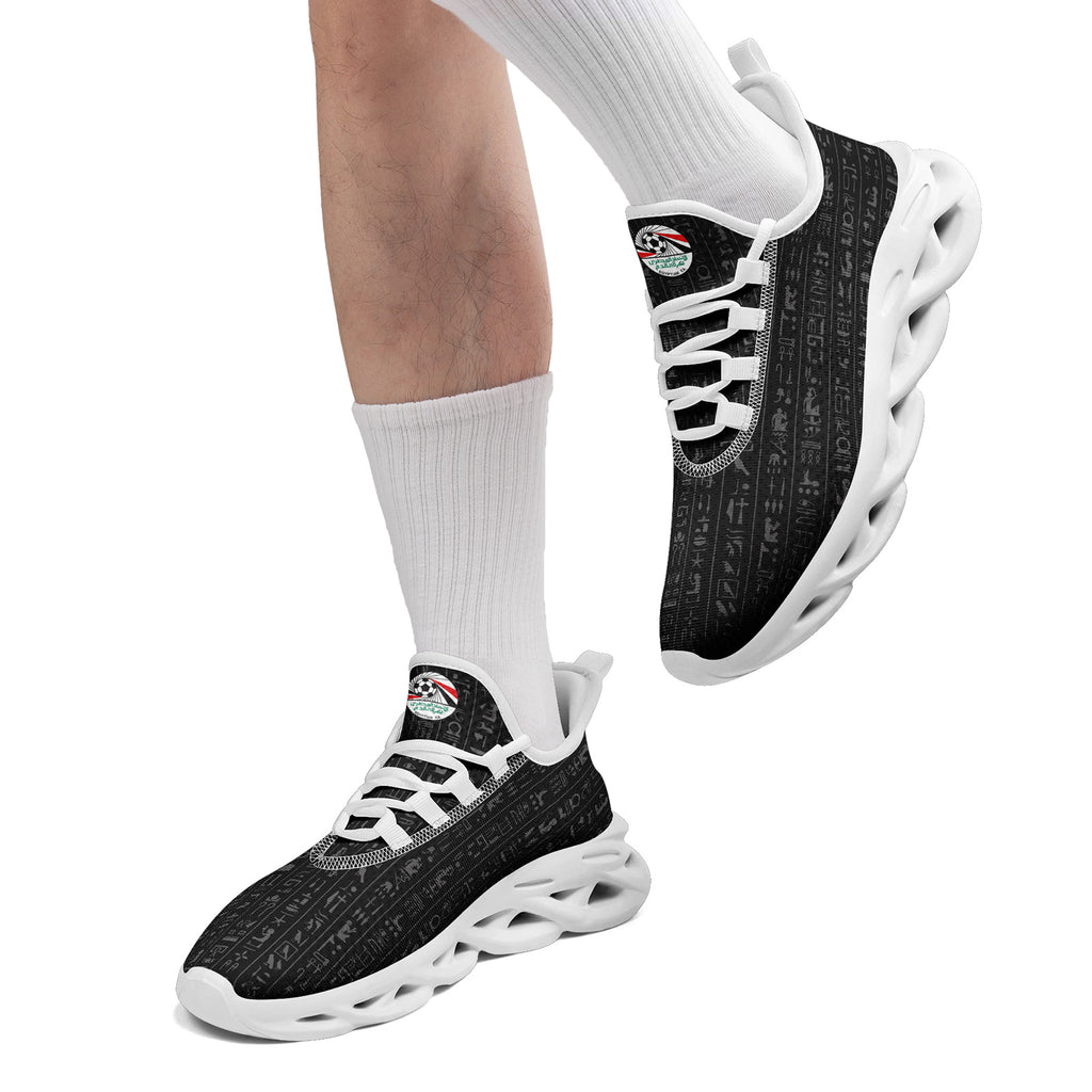 Custom Egypt 2026 World Cup Sneakers DIY Country Flag Running Shoes Lightweight Sport Shoes Gift for Football Fans Personalized Team Name and Logo FN003-F020041-1
