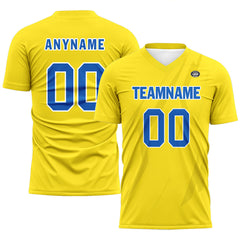 Custom Yellow Soccer Sets Jersey Personalized SCJ101-D28024