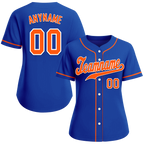 Custom Blue Classic Style Orange Personalized Authentic Baseball Jersey BSBJ01-bd0fa08
