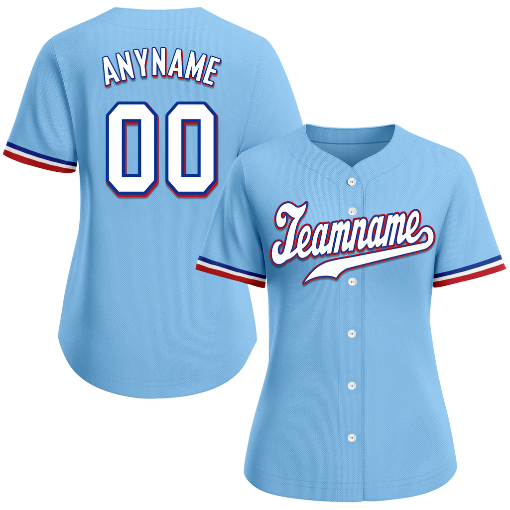 Custom Cyan Classic Style White Personalized Authentic Baseball Jersey BSBJ01-bd0fabd