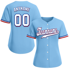 Custom Cyan Classic Style White Personalized Authentic Baseball Jersey BSBJ01-bd0fabd