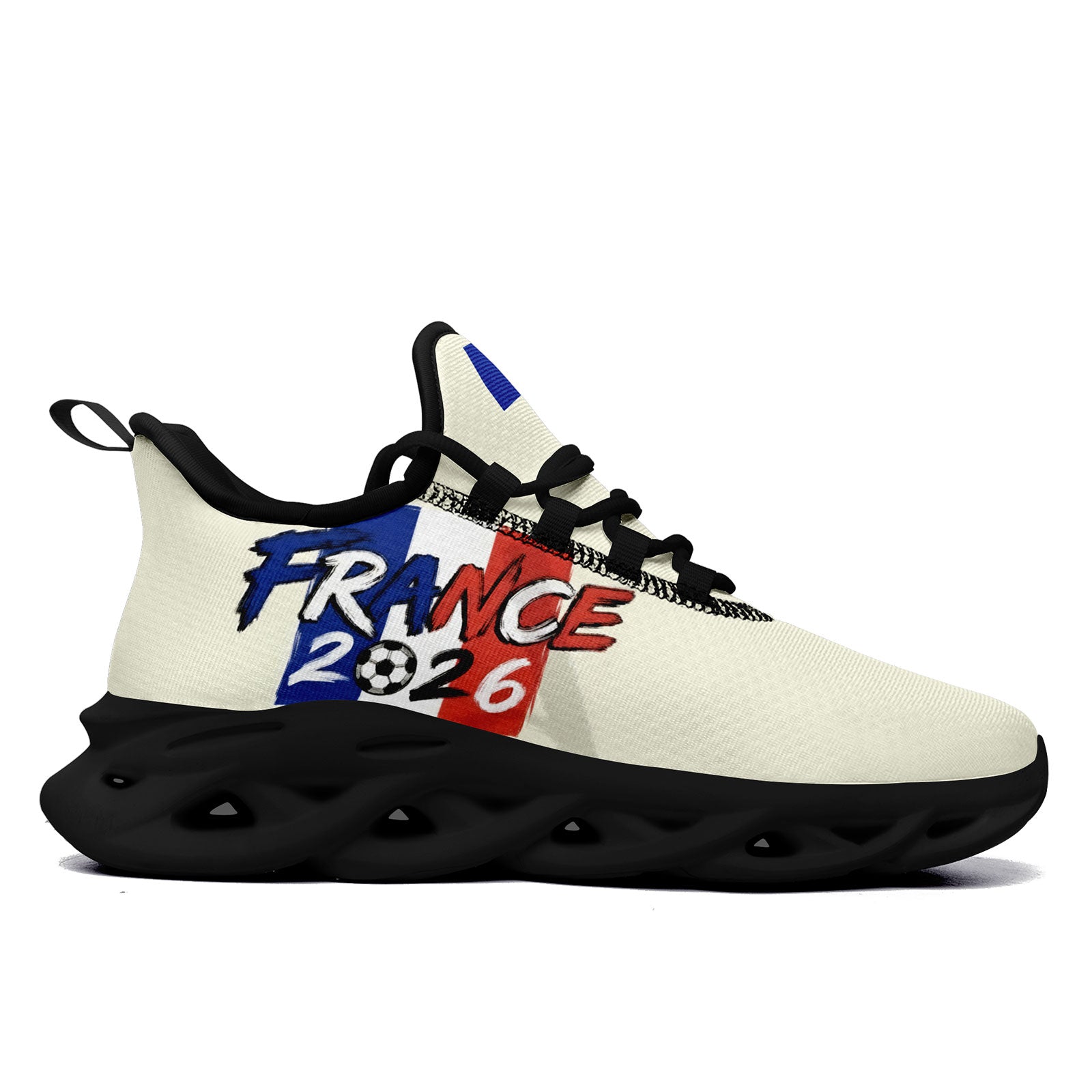 Custom France 2026 World Cup Sneakers DIY Country Flag Running Shoes Lightweight Sport Shoes Gift for Football Fans Personalized Team Name and Logo FN003-F025037-6