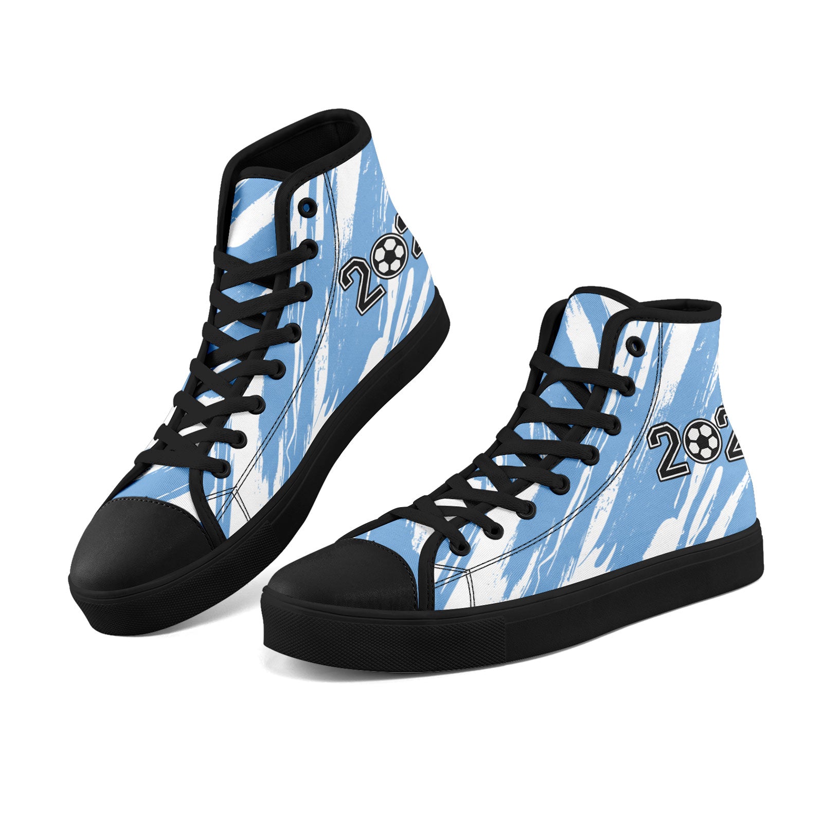 Custom 2026 World Cup Argentina Sneakers DIY Country Flag Running Shoes Lightweight Sport Shoes Gift for Football Fans Personalized Team Name and Logo FN024-F027093-3