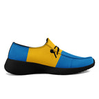 Custom Yellow Blue Los Angeles Jacket and Sports Shoes Combo Offer Personalized Combo ZH-D020294-22