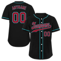 Custom Black Classic Style Red Personalized Authentic Baseball Jersey BSBJ01-bd0faec