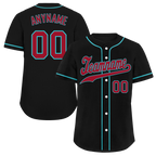 Custom Black Classic Style Red Personalized Authentic Baseball Jersey BSBJ01-bd0faec
