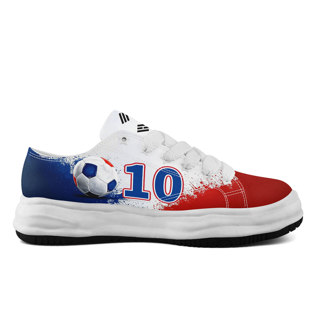 Custom South Korea 2026 World Cup Sneakers DIY Country Flag Running Shoes Lightweight Sport Shoes Gift for Football Fans Personalized Team Name and Logo FN038-F009095-4