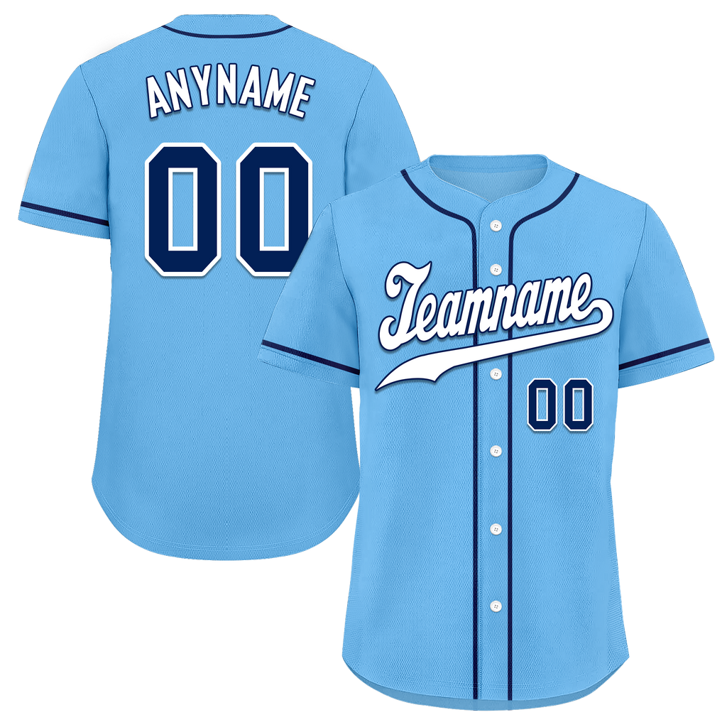 Custom Aqua Classic Style White Personalized Authentic Baseball Jersey BSBJ01-bd0fa0d