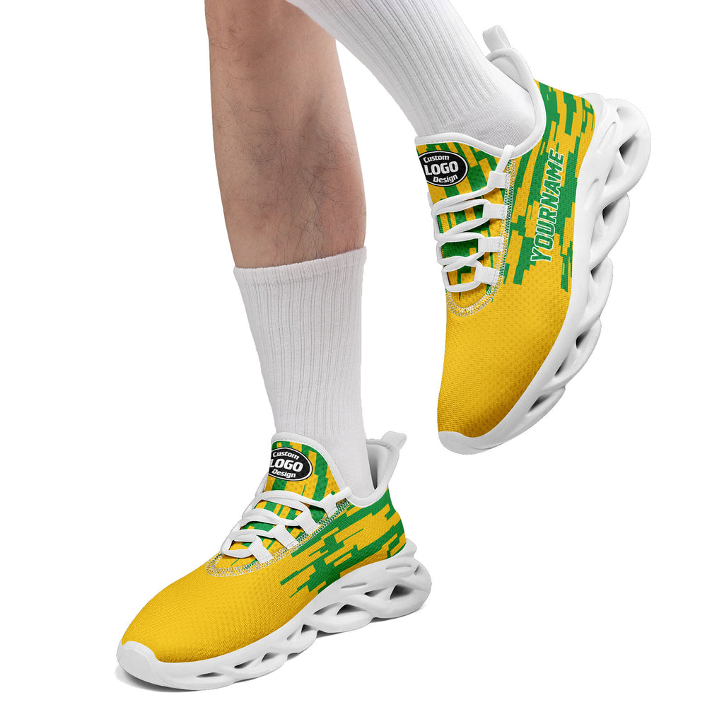 Custom 2026 World Cup Brazil Sneakers DIY Country Flag Running Shoes Lightweight Sport Shoes Gift for Football Fans Personalized Team Name and Logo FN003-F027085-2