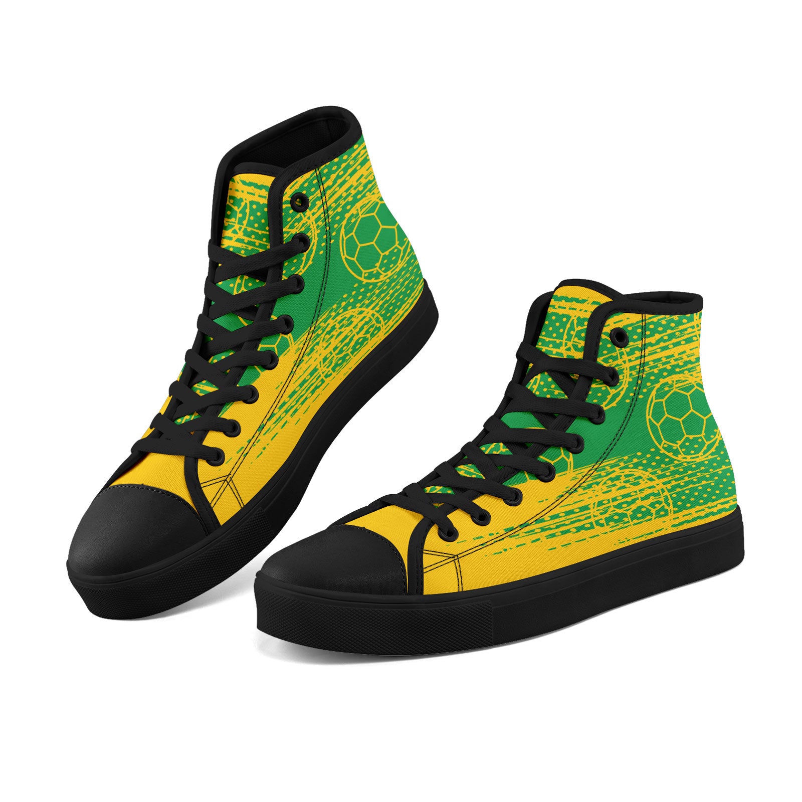Custom 2026 World Cup Brazil Sneakers DIY Country Flag Running Shoes Lightweight Sport Shoes Gift for Football Fans Personalized Team Name and Logo FN024-F027092-5