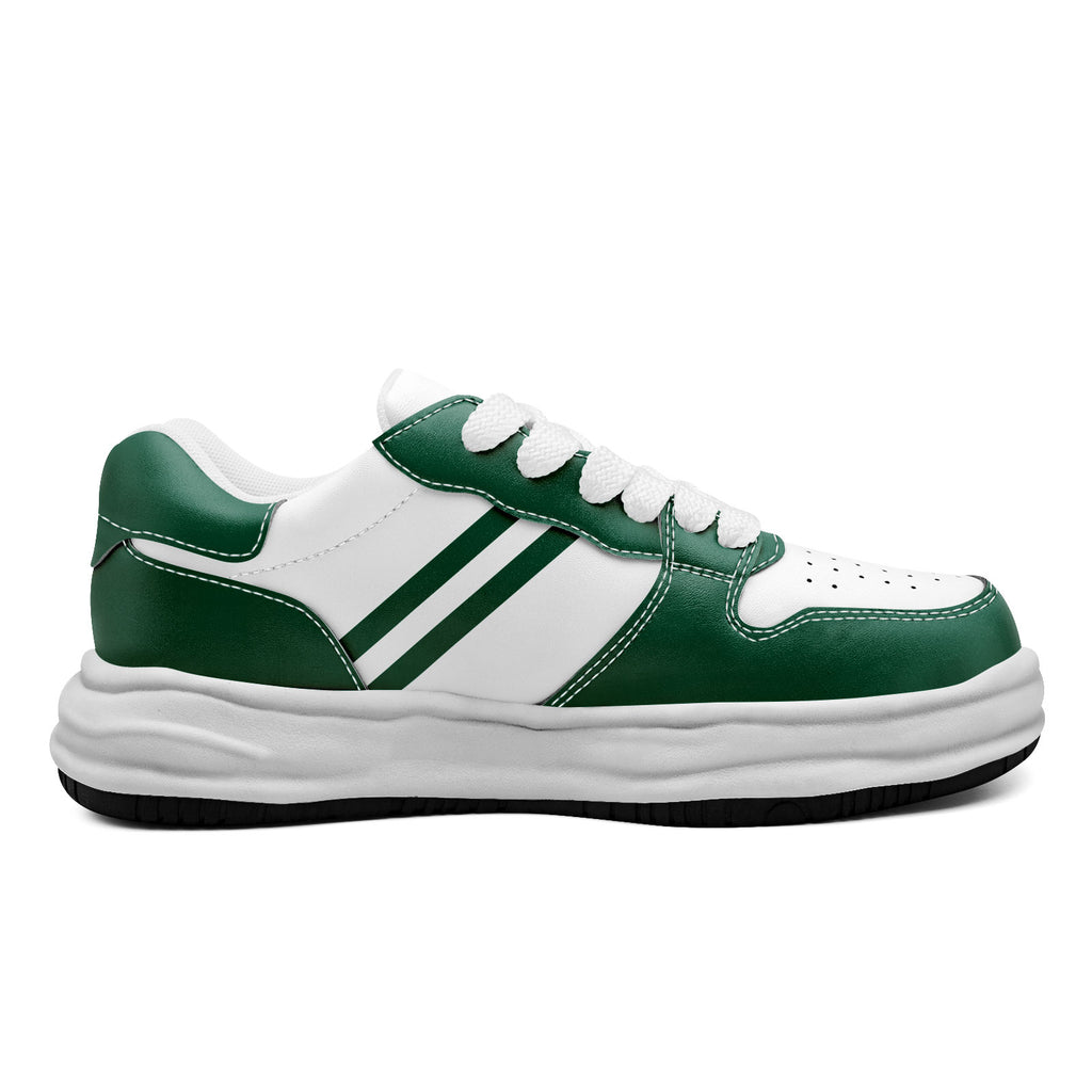 Custom Green White New York Shoes Personalized Sneaker FN032-D020389-28