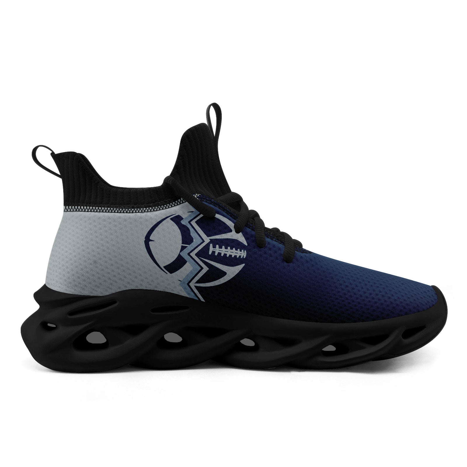 Custom Blue Grey Washington MaxSoul Shoes and Hat Combo Offer Personalized Combo ZH-D028017-14