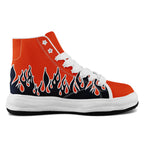 Custom Blue Orange Chicago Football Jersey and Firesoul Sports Shoes Combo Offer Personalized Combo ZH-D020273-7