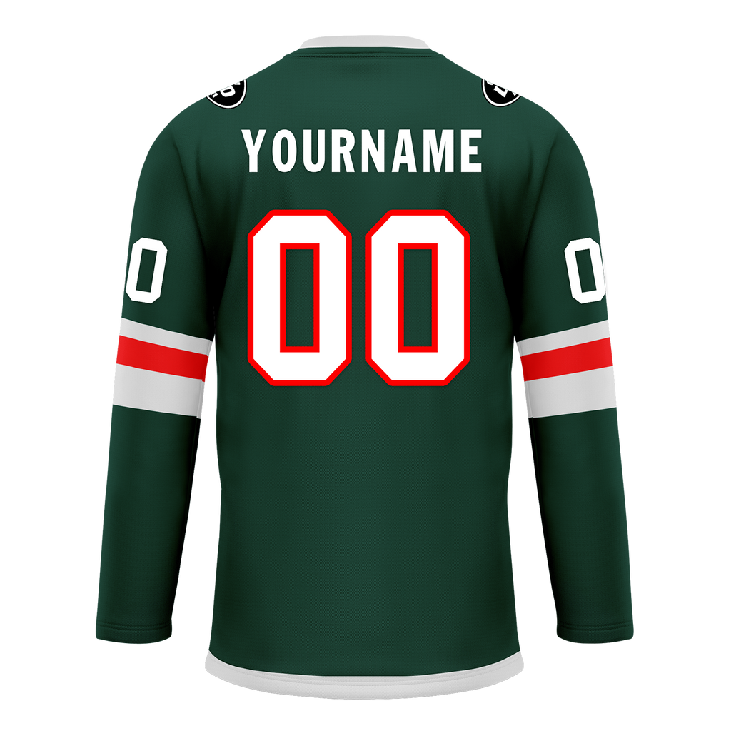 Custom Green Personalized Hockey Jersey HCKJ01-D0a70b9