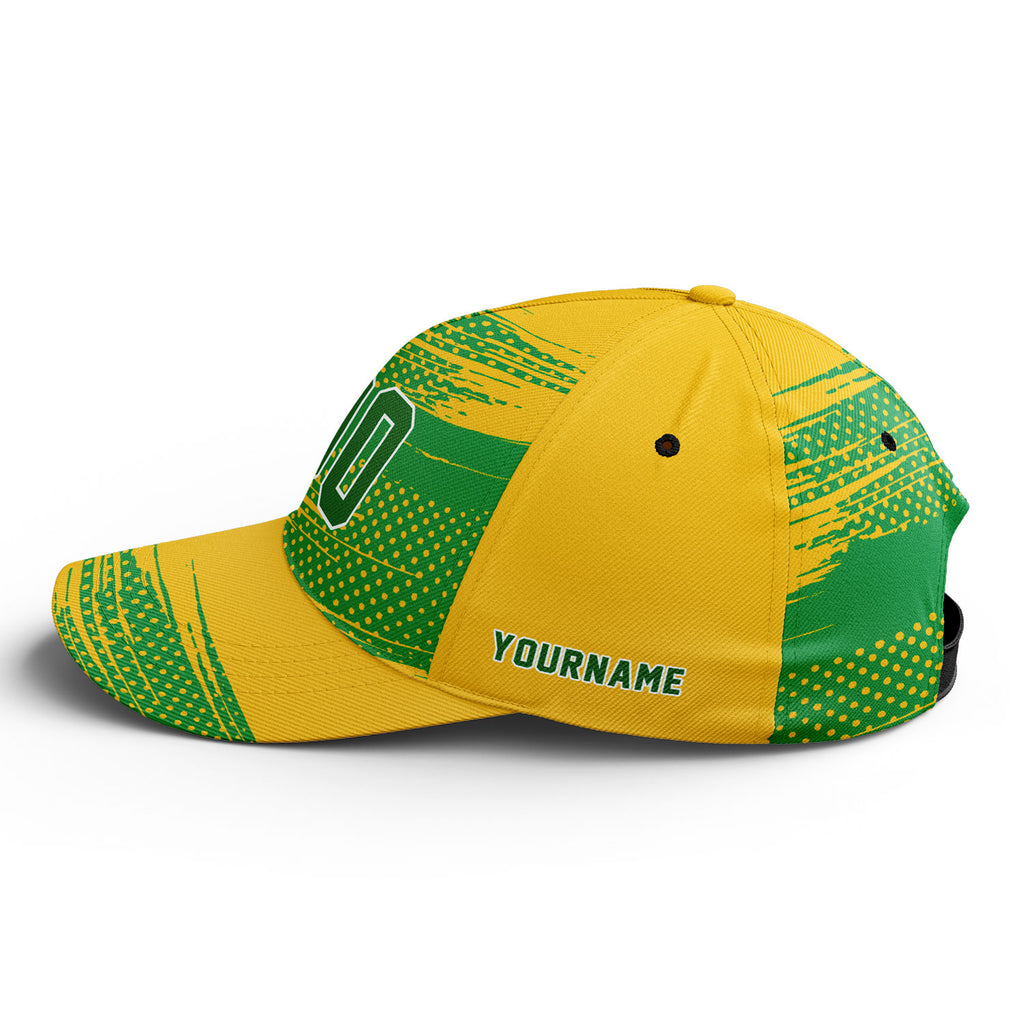 Personalized 2026 Brazil Soccer Fan Hat - Add Your Name & Design Custom 2026 Football Tournament Hat YW061-F027087-5